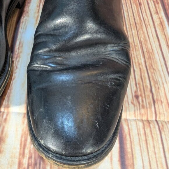 Northampton Women's Black Slide-on Leather Ankle Chelsea Boots Size 6 - Picture 8 of 10